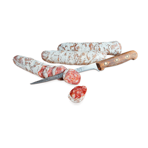 Petites saucisses apéritifs tranchées, la Charvinette