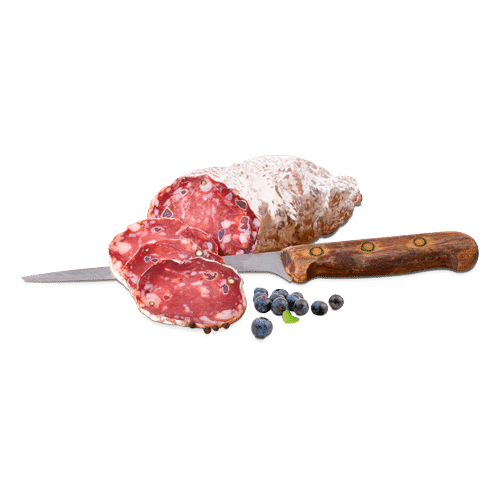 Le Saucisson aux Myrtilles, gamme "Les Apéritifs" de Mont Charvin