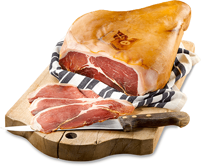 Jambon sec de Savoie Rougeot du Charvin® tranché sur planche détouré