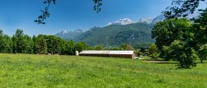 paysage de montagne, vue sur le Mont Charvin 